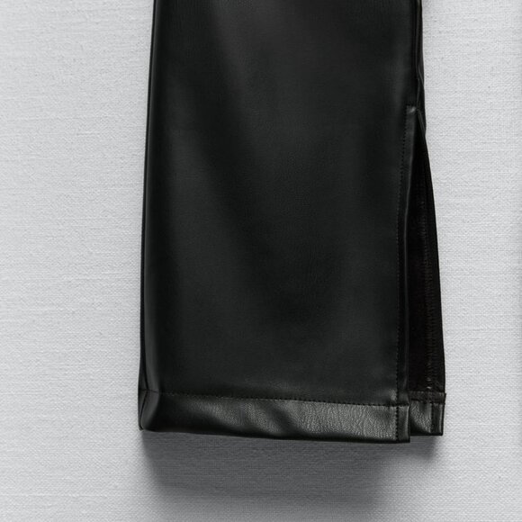 FAUX LEATHER SLIM Fit WITH SLITS - Picture 6 of 7